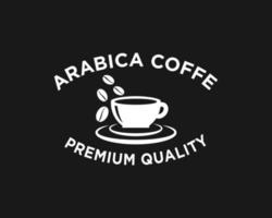 vetor de design de ícone de logotipo de café