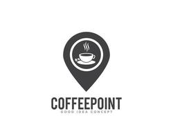 vetor de design de ícone de logotipo de café