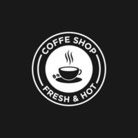 vetor de design de ícone de logotipo de café