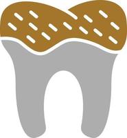 estilo de ícone de problema dentário vetor