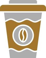 estilo de ícone de xícara de café vetor