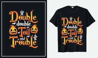 vetor de design de camiseta de halloween