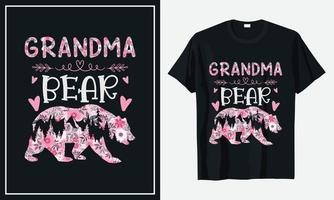 design de camiseta do dia dos avós impressão vetorial premium vetor