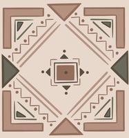 padrão geométrico de motivos étnicos sem costura de fundo. formas geométricas sprites motivos tribais vestuário tecido têxtil impressão design tradicional com triângulos. vetor