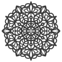 mandala de ornamento de círculo decorativo em estilo diwali. vetor