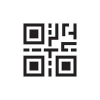 ícone qr eps 10 vetor