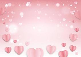 fundo rosa para festival dos namorados e casamento vetor