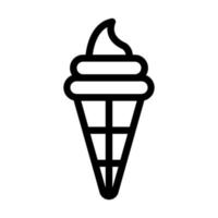 design de ícone de sorvete vetor