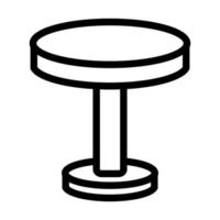 design de ícone de mesa redonda vetor