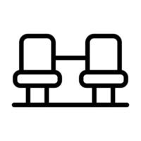 design de ícone de assento vetor