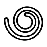 design de ícone em espiral vetor