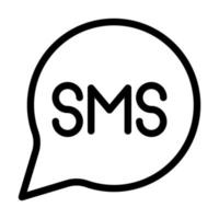 design de ícone de sms vetor