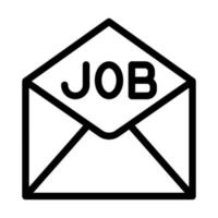 design de ícone de oferta de emprego vetor
