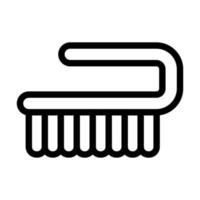 design de ícone de escova de limpeza vetor