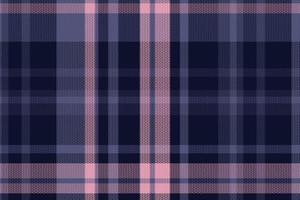 padrão de cor de noite tartan ou xadrez. vetor