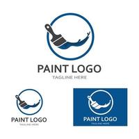 ilustração de ícone de vetor de logotipo de pintura