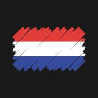 vetor de bandeira da Holanda. bandeira nacional