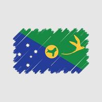 vetor de bandeira de ilhas de natal. bandeira nacional