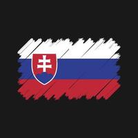 vetor de bandeira da Eslováquia. bandeira nacional