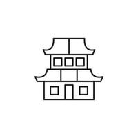 vetor de casa tradicional para apresentação do ícone do símbolo do site