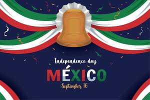 dia da independência do México vetor