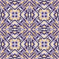 padrão sem emenda de vetor de formas geométricas simples. repetindo infinitos ornamentos de quadrados, losangos e triângulos. fundo abstrato colorido, papel de parede. imagem com efeito caleidoscópio, azulejos