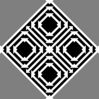 preto branco geométrico asiático para impressão em tecido, outros produtos sob demanda vetor