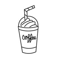 ícone de xícara de café desenhado por hamd vetor