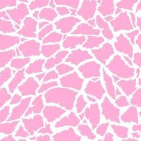 padrão sem emenda de girafa. textura animal rosa. fundo de safári com manchas. ilustração em vetor bonito.