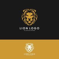 logotipo do leão logotipo da cabeça do ícone vetor