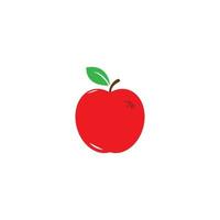 logotipo da fruta da maçã vetor