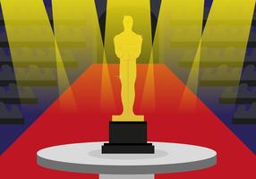 Oscar Statue Awards Ilustração Vector