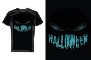 design de camiseta de halloween. livro para colorir ou design de capa de livro ou design de pôster de halloween vetor