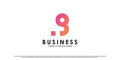 modelo de design de logotipo de letra b para negócios ou pessoal com vetor premium de conceito moderno exclusivo
