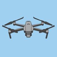 desenho vetorial de drone quadcopter vetor