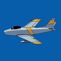 design de vetor de ilustração de aeronaves vintage