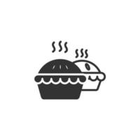 ícones de torta símbolo elementos vetoriais para infográfico web vetor