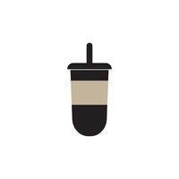 design de símbolo de ilustração vetorial de ícone de xícara de café vetor