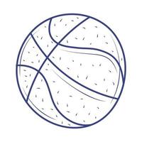 ícone de bola de basquete vetor