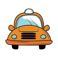 ícone de transporte de táxi vetor