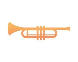 ícone de instrumento de trombeta vetor