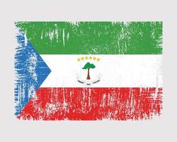 vetor de bandeira da Guiné Equatorial