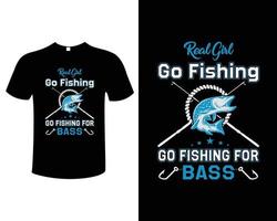 modelo de vetor de design de camiseta de pesca