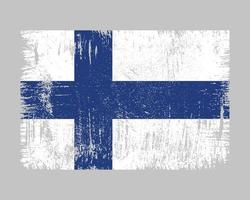 vetor bandeira da finlândia