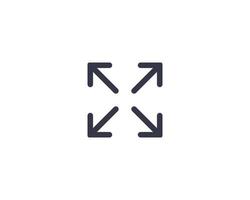 seta ícone sinal símbolo logotipo ilustração vetorial vetor