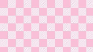 tartan rosa pastel pequeno bonito, damas, guingão, xadrez, ilustração de fundo xadrez, perfeito para banner, papel de parede, pano de fundo, cartão postal, plano de fundo vetor