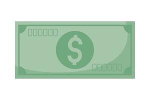 notas verdes dinheiro dólar vetor