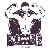 banner de fitness de energia vetor