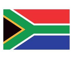 emblema da bandeira da áfrica do sul vetor