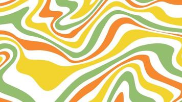 fundos de linha de arco-íris de onda ácida no estilo hippie dos anos 1970 e 1960. padrões de papel de parede y2k retrô vintage 70s 60s groove. coleção de fundo de pôster psicodélico. ilustração de desenho vetorial vetor
